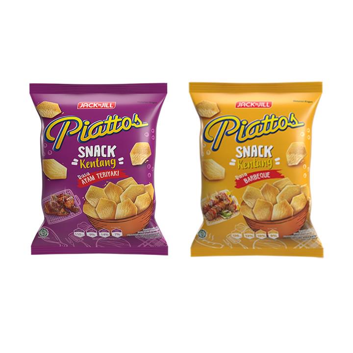 

Piattos BBQ 11gr + Piattos Teriyaki 11gr