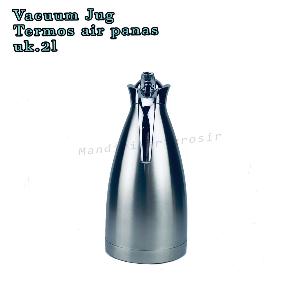 Termos Air Panas *vacuum Jug * Vacum Coffee * warna silver * 2 Liter