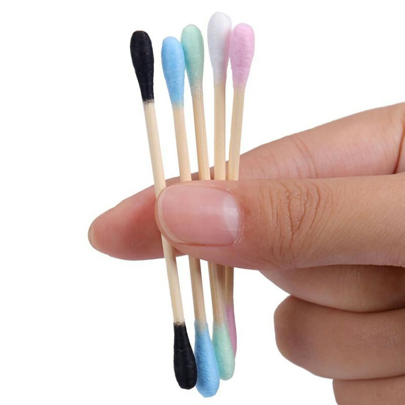 Biode Cotton Buds Bambu Pembersih Telinga Korek Kuping 200 Pcs - BD277