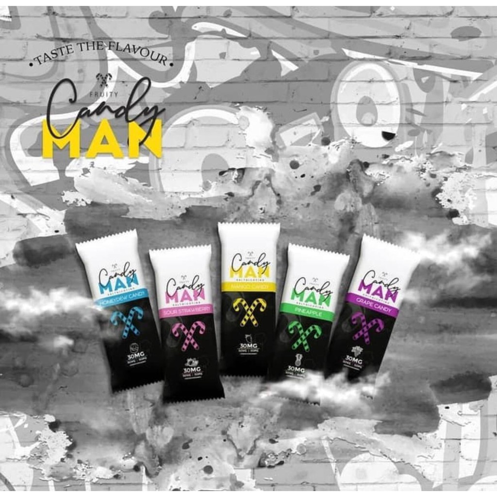 Liquid Candyman Saltnic | Candyman Salt | Candy Man Honeydew Mango Pineapple Strawberry Grape