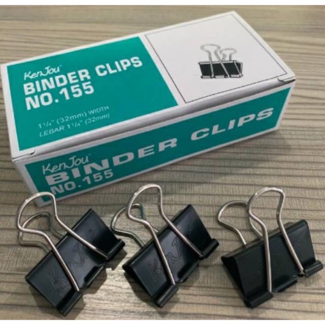

Binder Clips No. 155, No. 200, No. 260 MURAH !