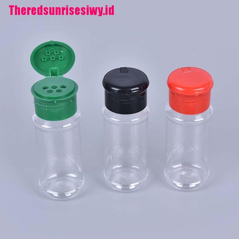 5pcs Botol Shaker Bumbu Garam Lada Cuka Bbq Bahan Plastik Untuk Rumah