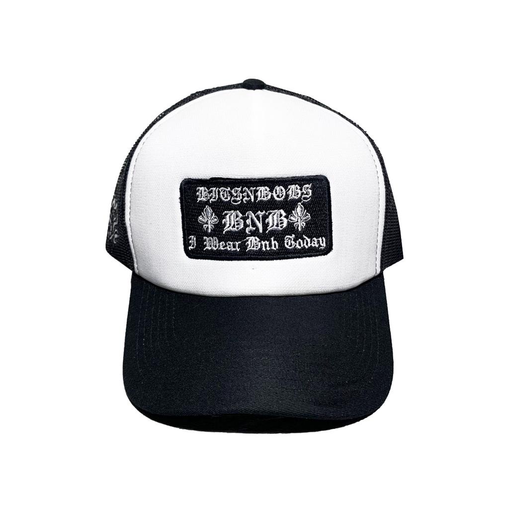 Bitsnbobs76 Trucker Caps Alive Black White