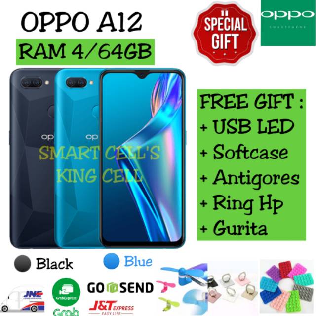 OPPO A12 4/64GB GARANSI RESMI OPPO INDONESIA | Shopee