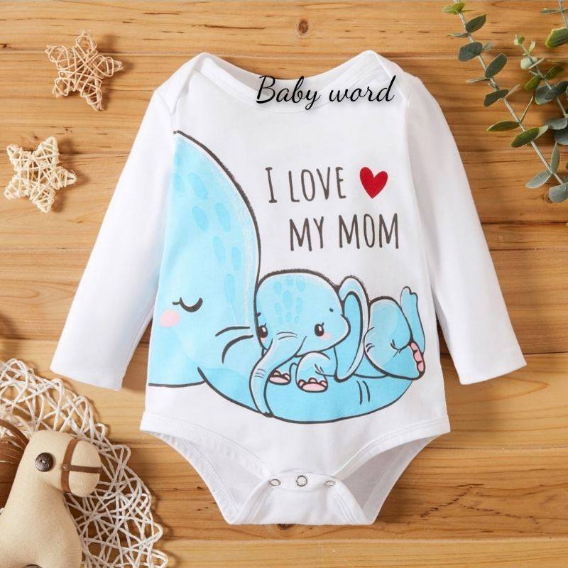 Jumper panjang motif LOVE CLOUD