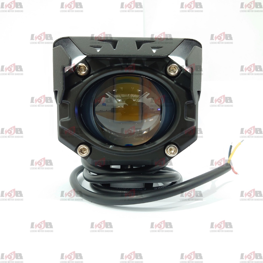 Luminos Lampu Sorot Tembak LED Q6 D3 Motor Mobil Tembus Kabut Hi-Lo Universal Variasi