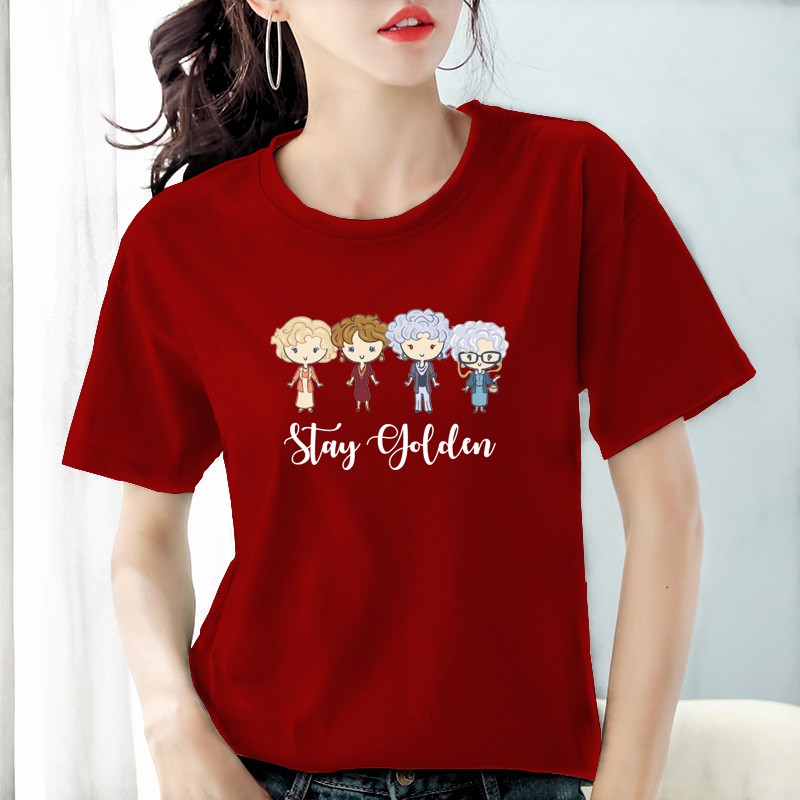 Bee Kaos Wanita Cotton Combed 30s Lengan Pendek Bee136