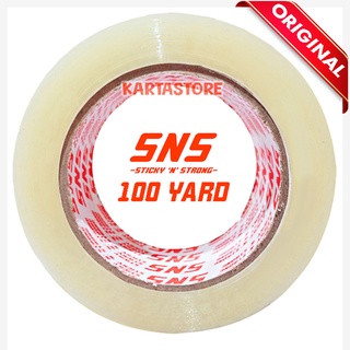 LAKBAN BENING COKLAT 100 YARD x 2 INCH SNS KUALITAS DAIMARU