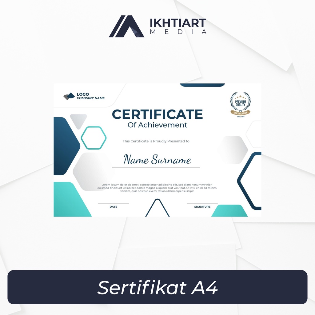 

PRINT SERTIFIKAT A4 - MIN ORDER 2 LEMBAR