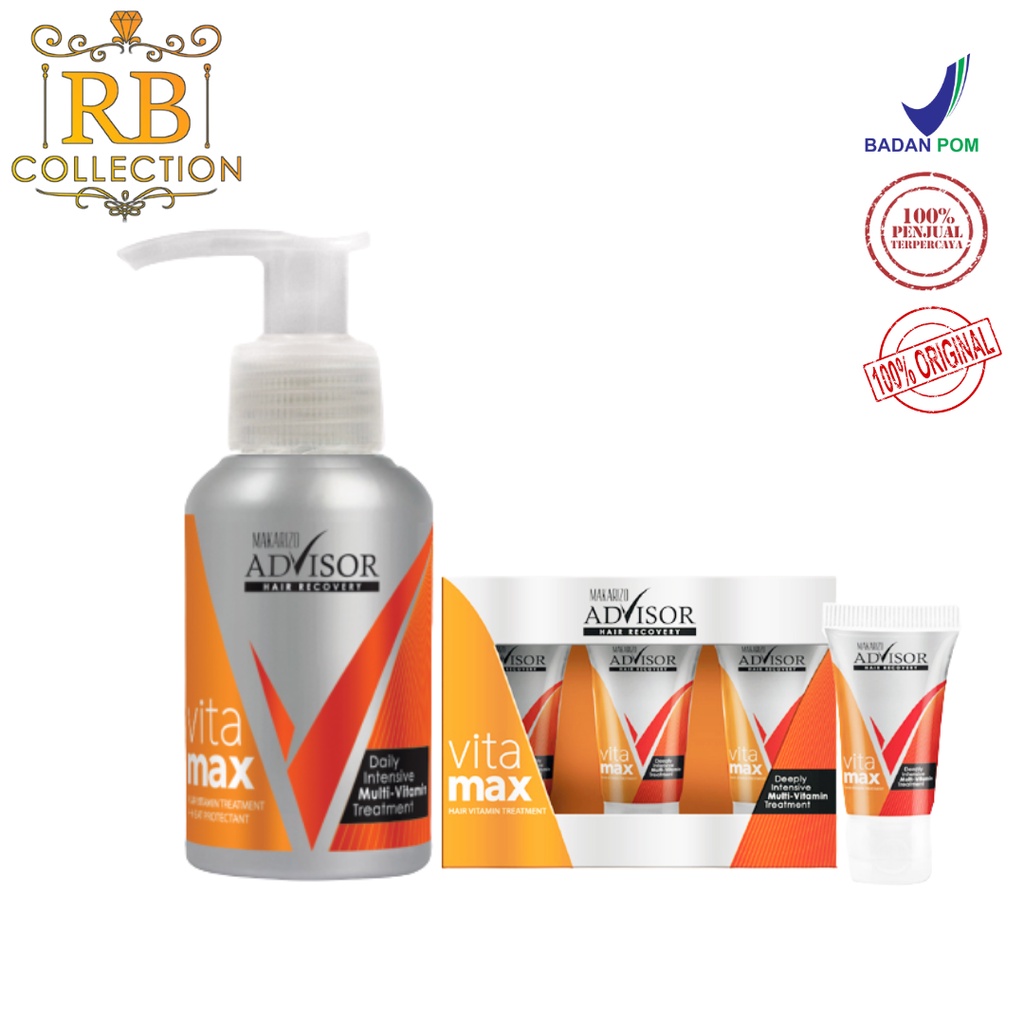 RBCOLLECTION MAKARIZO ADVISOR HAIR RECOVERY - VITAMAX - VITAMIN RAMBUT/ SERUM RAMBUT / HAIR VITAMIN