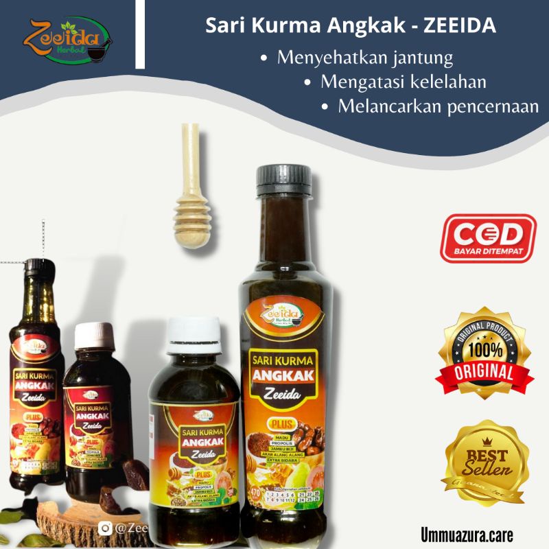 

SARI KURMA ANGKAK ZEEIDA HERBAL || Herbal Peningkat HB dan Berat badan. Penambah Nafsu makan