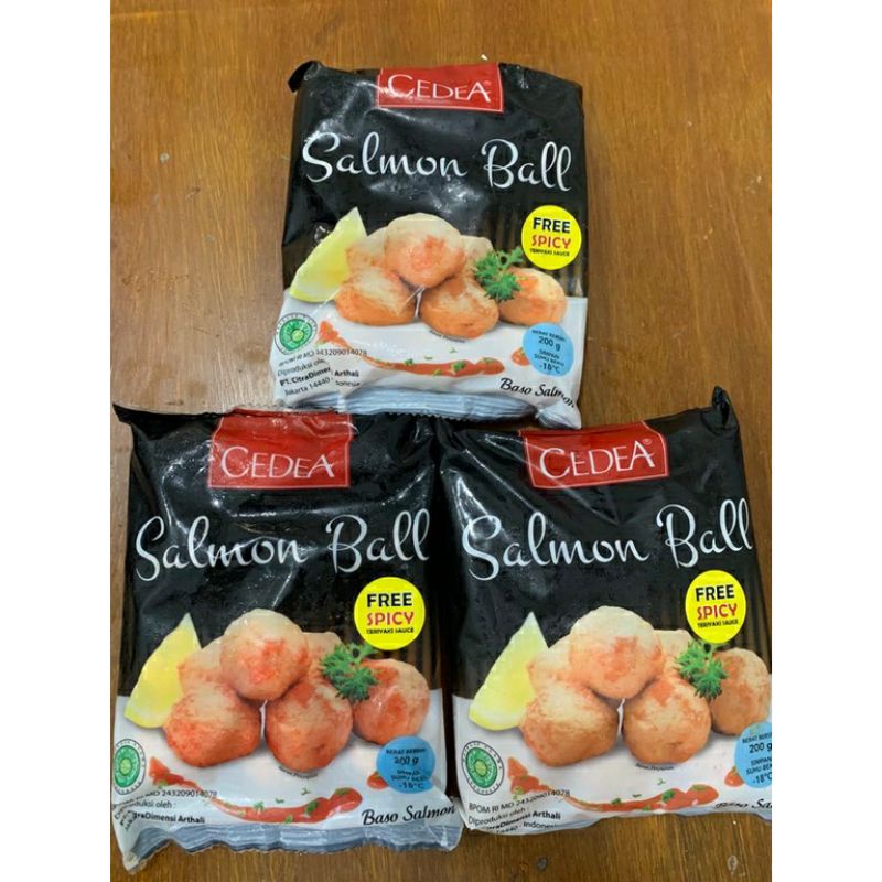 

Cedea Bakso Ikan Salmon / Fish Ball Steamboat 200gr