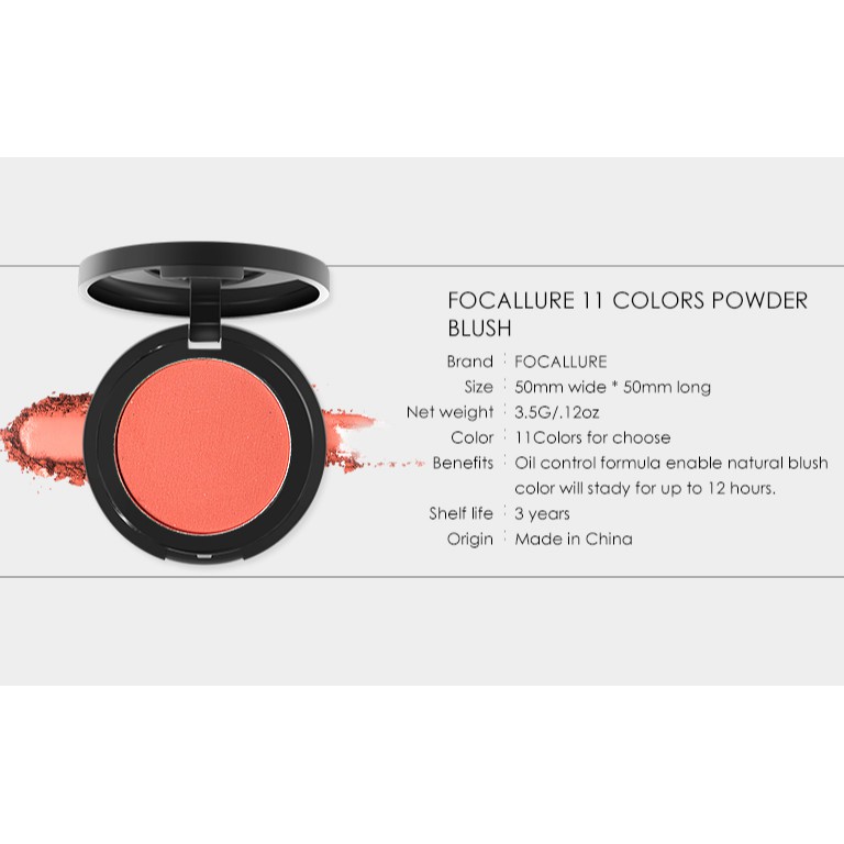 Focallure Single Blush On Focallure Blush On Matte Focallure BlushOn Focallure Blush On Focallure Blush On Powder Focallure Focallur Fucallure Focalure Foccalure