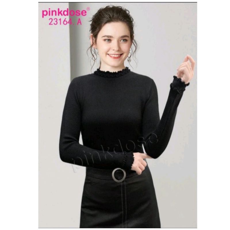 Manset pinkdose rajut