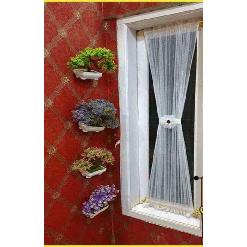 vitrase kupu kupu gorden ikat minimalis