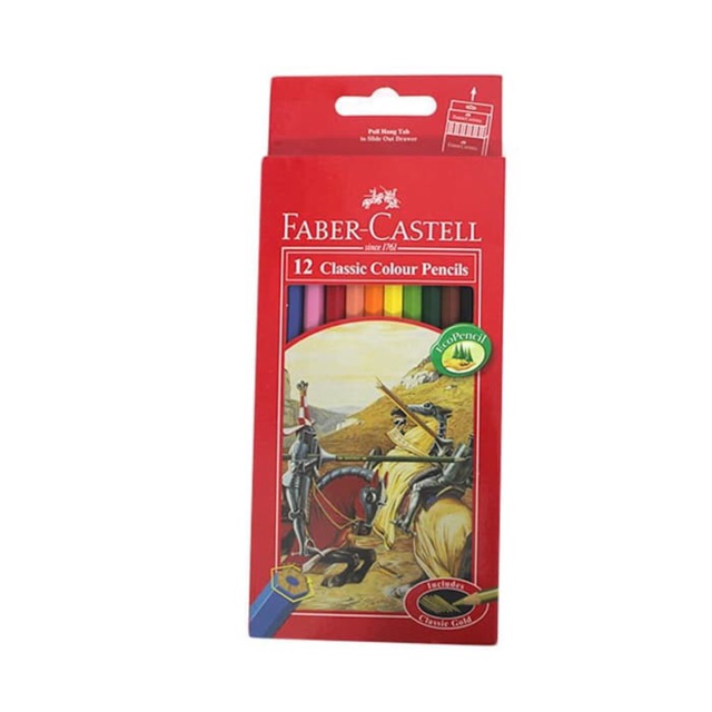 

Pensil Warna Faber Castell Panjang 12 Warna Classic Colour