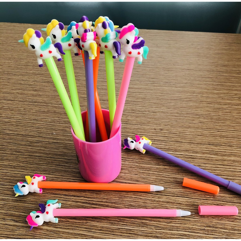 

(12PCS) GEL PEN KEPALA KARAKTER UNICORN 2223