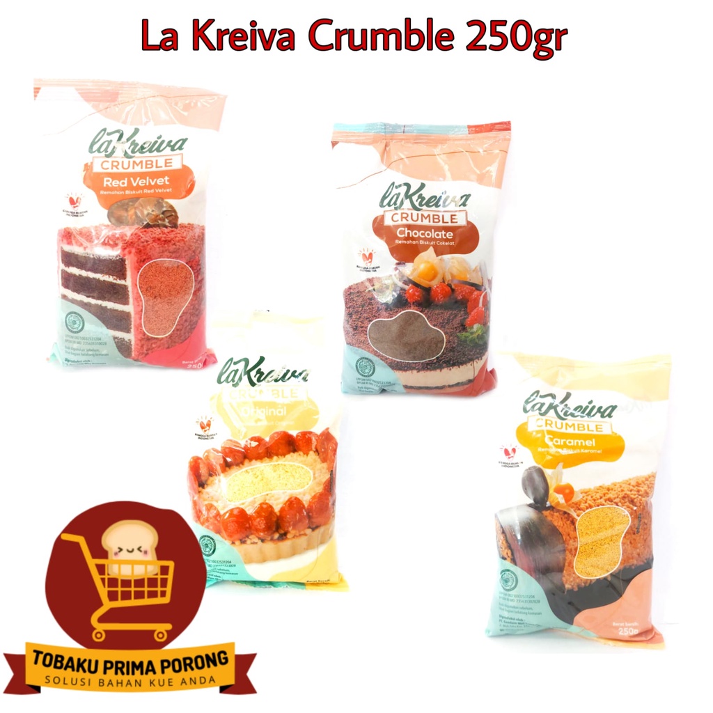 

La Kreiva Crumble Aneka Rasa Kemasan 250 gr