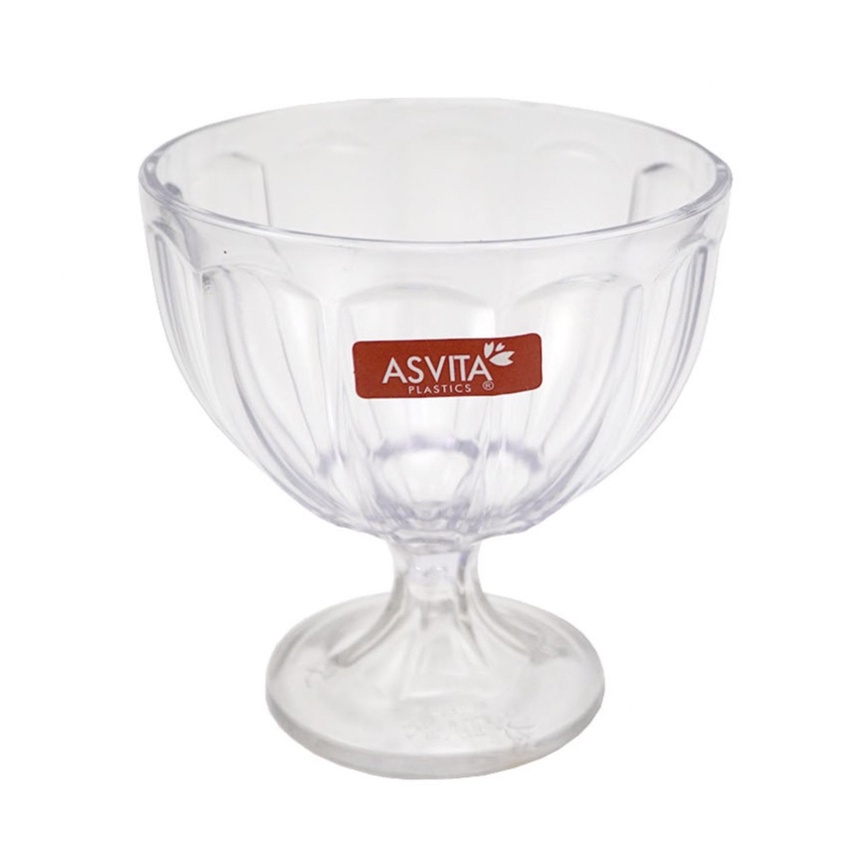 Gelas mangkok ice cream/es campur/es teler 400ml Ferino GIC-104 Asvita (set isi 3pcs)