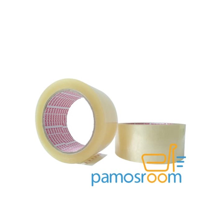 

perekat-pengikat- promo lakban daimaru bening dan coklat 2 inch (90 yard). harga pabrik - putih