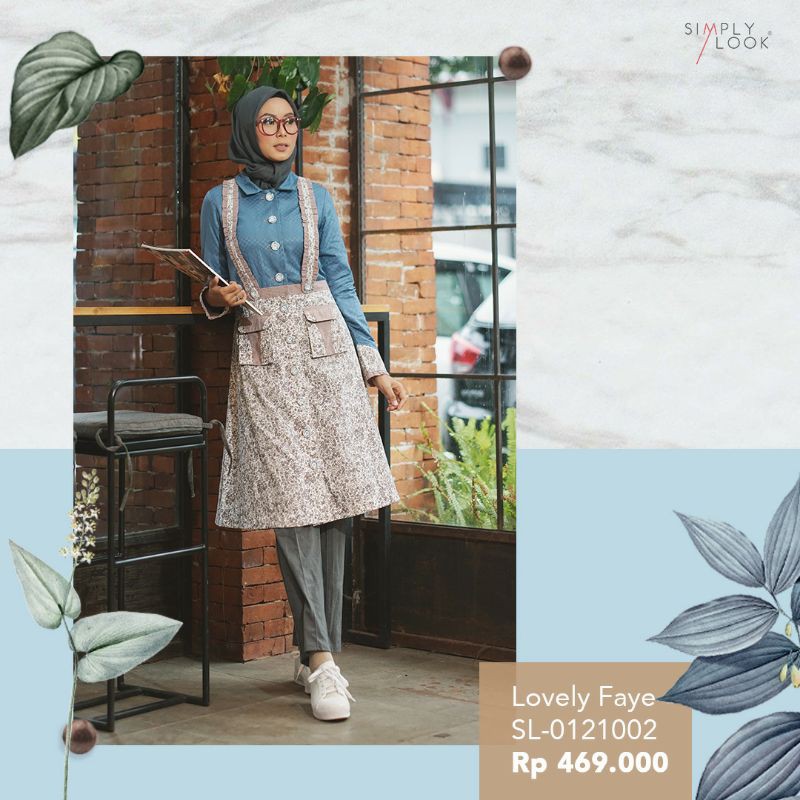 SIMPLY LOOK FEMININE BY TUNEECA DISKON SALE PROMO SL-0121002