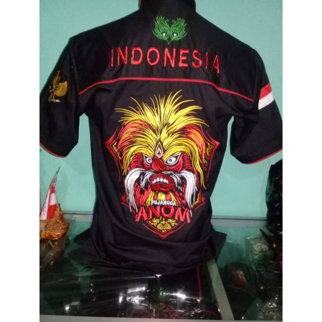 Baju reog bordir / baju bordir / baju bujang ganong  / baju ponorogo / hem bordir / (bayar ditempat)