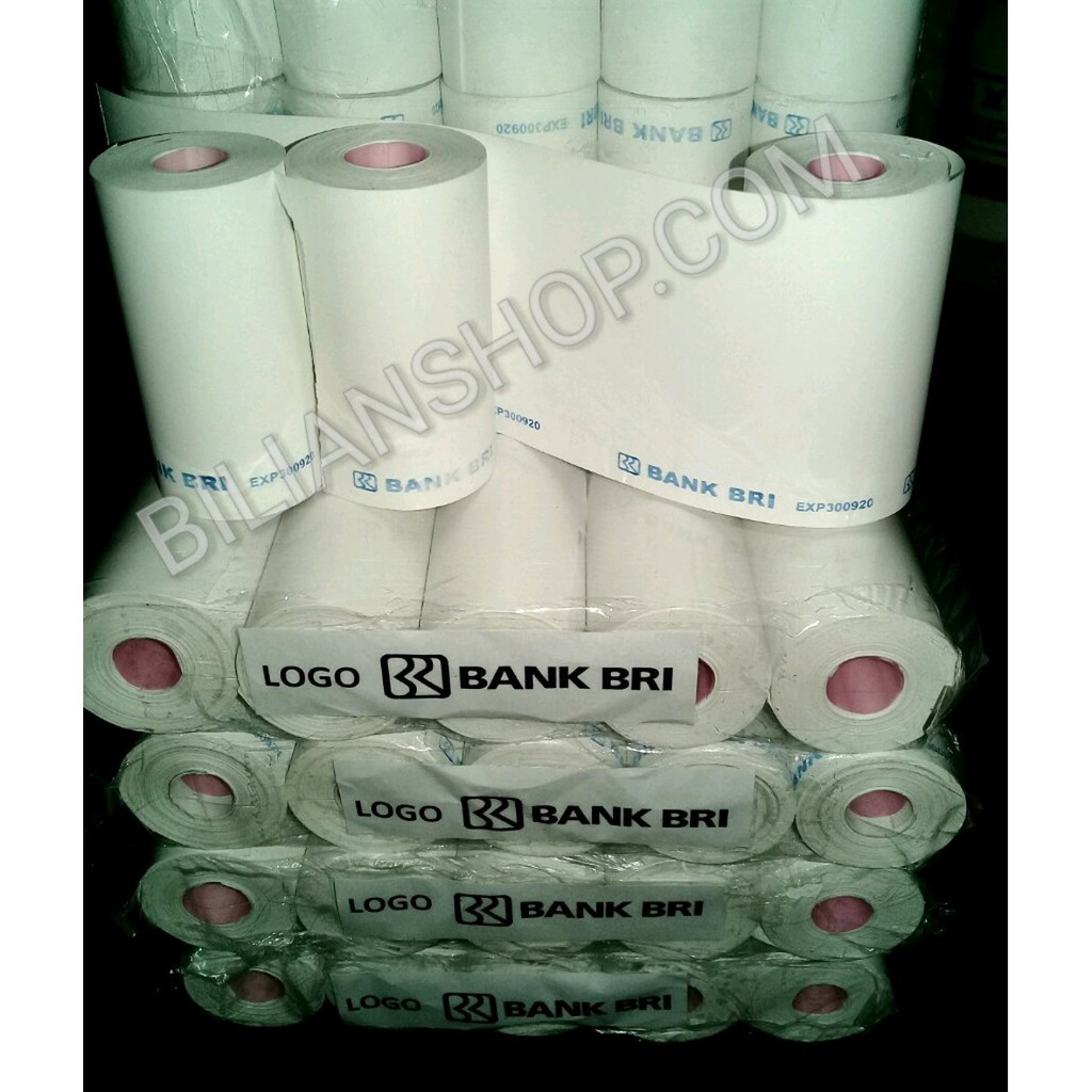 

Promo Kertas printer 56 x 33mm Logo BRI EDC PPOB thermal isi 10 Roll merk OTANI Murah