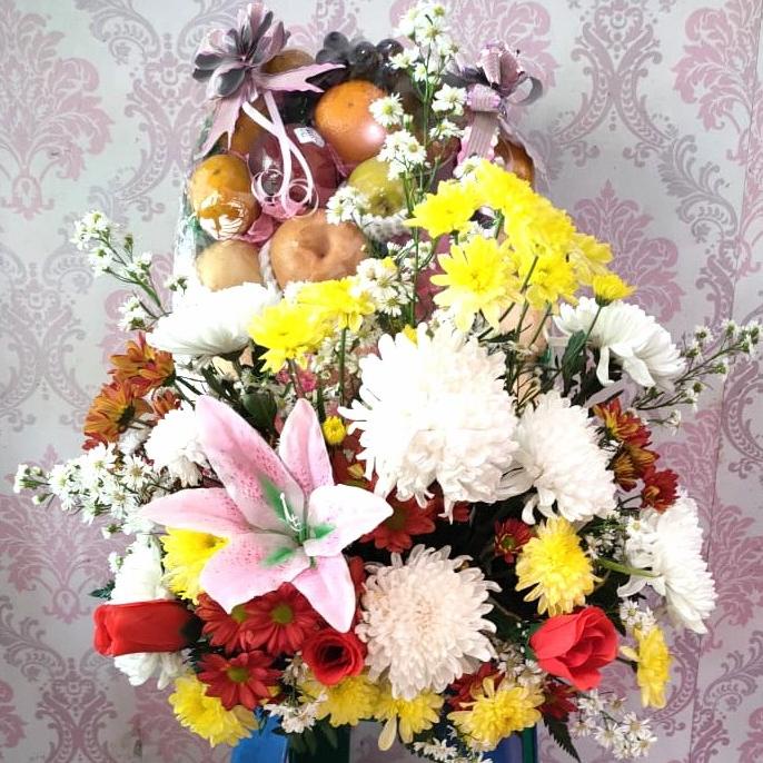 

PARCEL BUAH SEGAR PREMIUM + BUNGA PAKET EDG9646ES