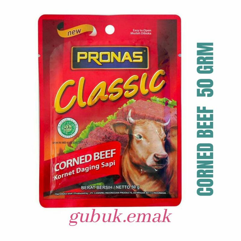 

CORNED BEEF PRONAS CLASSIC 50 GRM