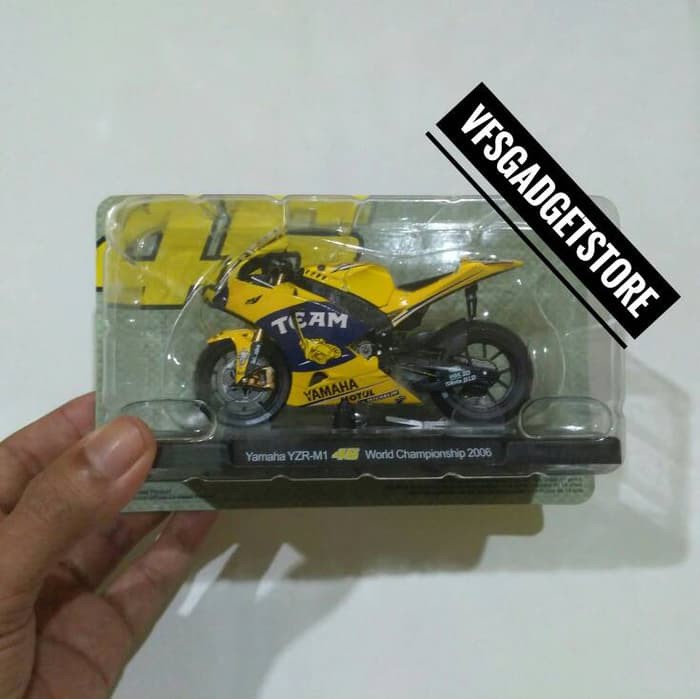 Diecast New Ray Vespa - Diecast Motogp - Diecast Ducati Diecast Valentino Rossi Skala 1:18 (Team