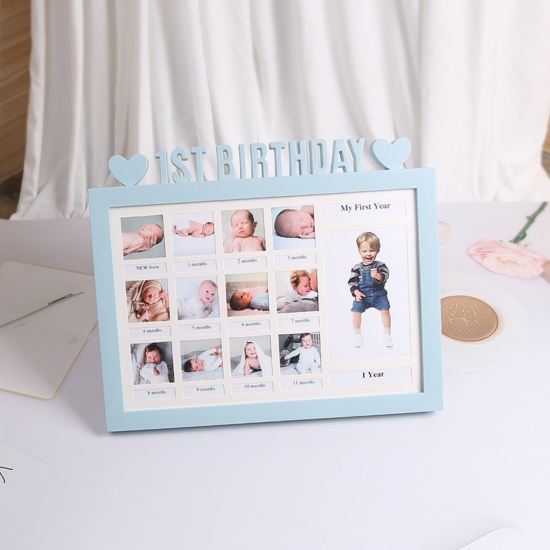 Mary Bingkai Foto Bayi 0-12 Bulan Bahan Plastik DIY