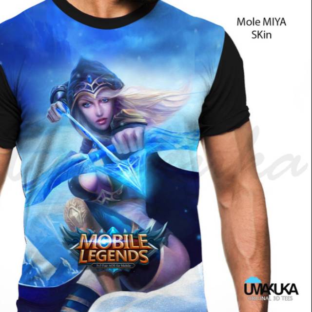 kaos 3D MOLE MIYA SKIN