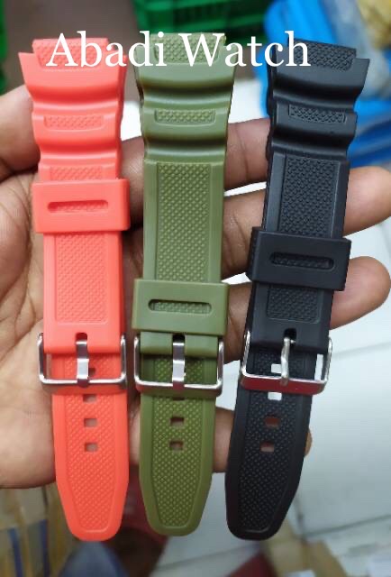 STRAP RUBBER JAM TANGAN CASIO AE1000W