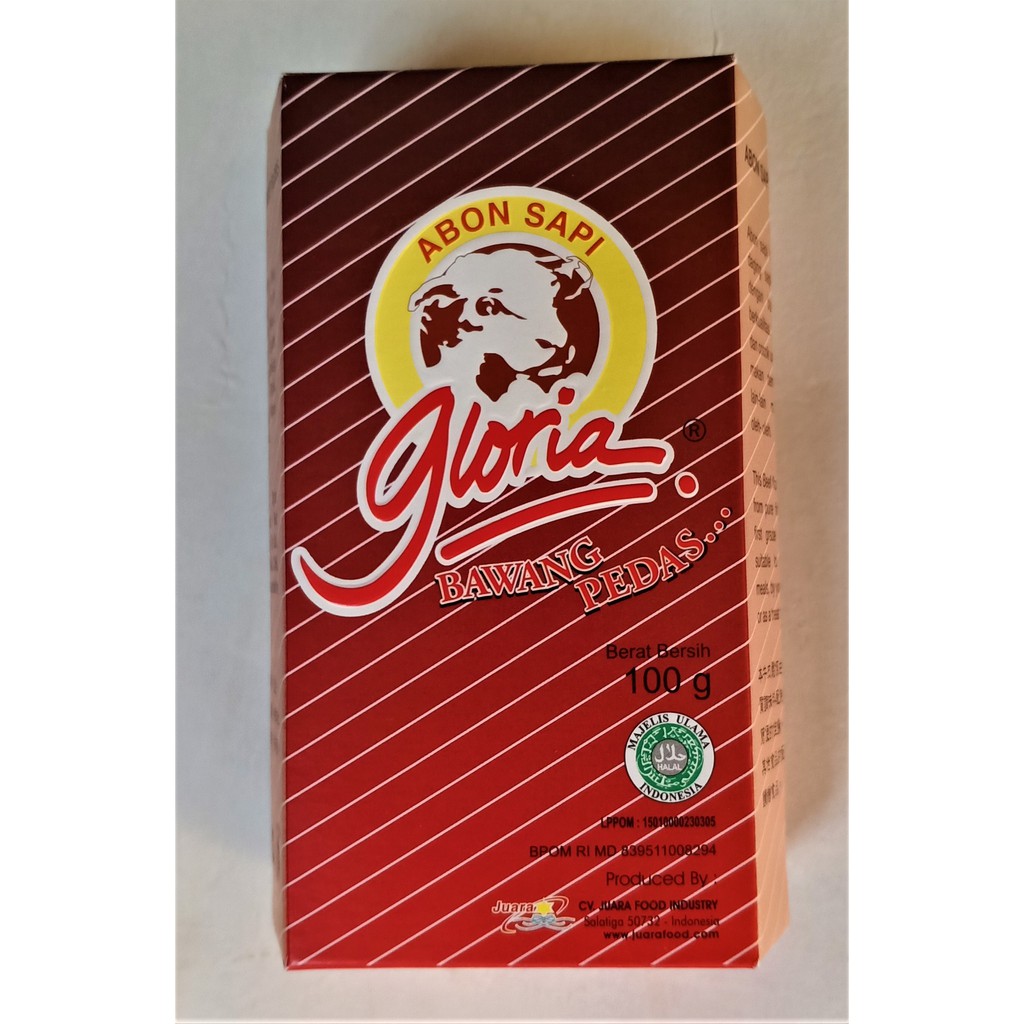 

Gloria Abon Sapi Pedas 100 gram