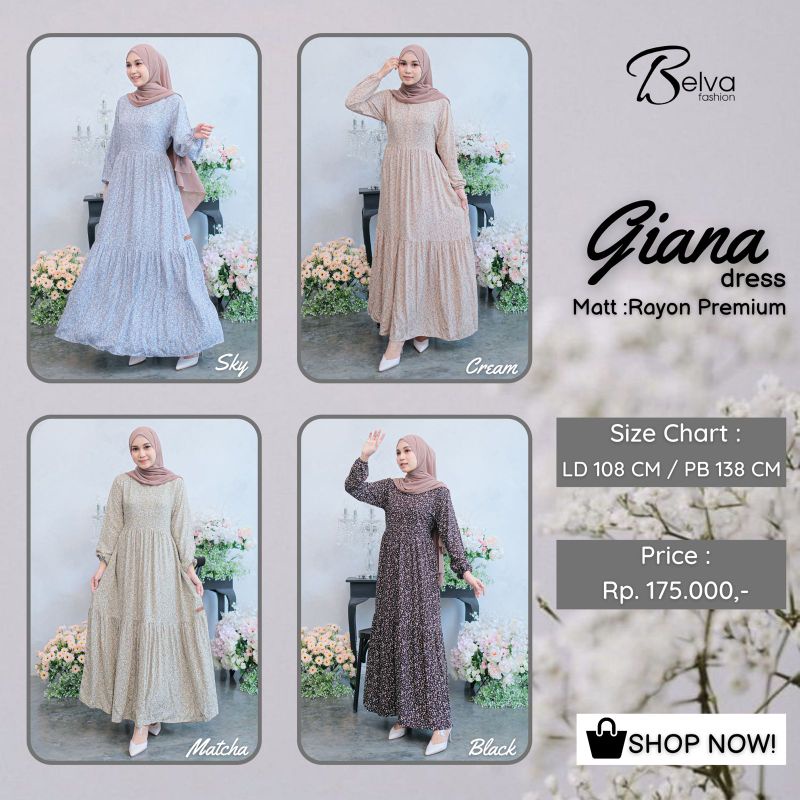 GIANA DRESS ✔️ BELVA FASHION