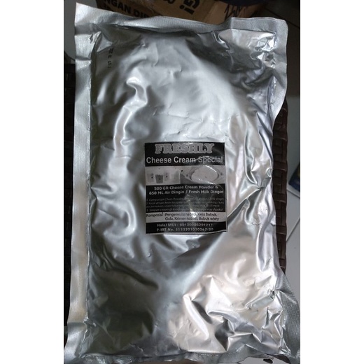 Cheese cream spesial. Bubuk minuman Palembang.