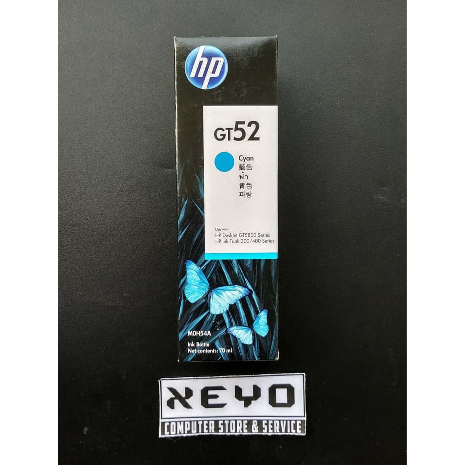 Tinta HP GT52 GT53 GT 52 HT 53 Original Black Cyan Magenta Yellow