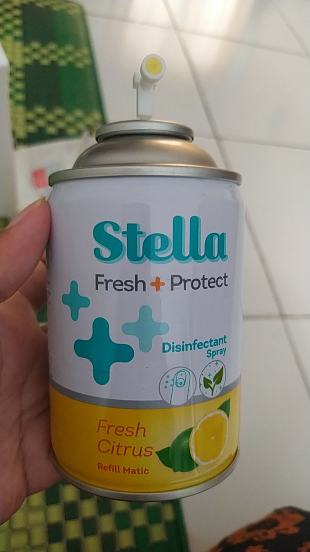 Stella Matic Fresh & Protect Refill 225ml Disinfectant & Pengharum Ruangan Fresh Citrus Floral