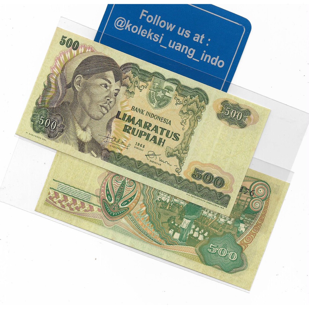 Uang Kuno 500 Soedirman 1968 Full Gress