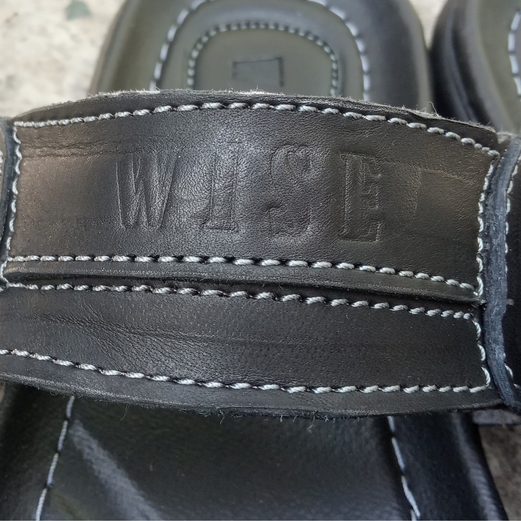 Wise Sandal Jepit Pria - Sandal Kulit Ban Dua - B01 - Sendal Pria