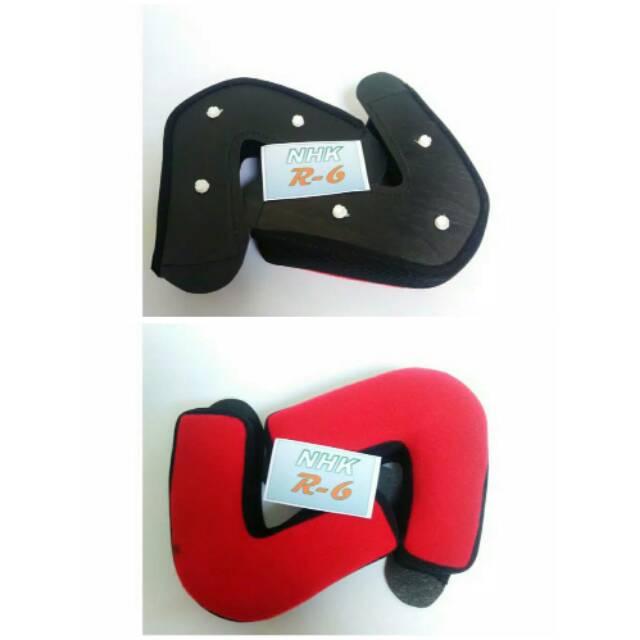 Busa Pipi NHK R6 Kancing Plastik Busa Helm Nhk R6 R 6_asesories helmet"ASMET