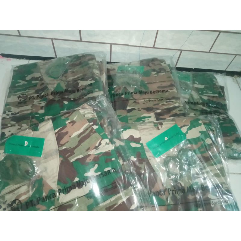 ORI 100%. baju PDL TNI AD Terbaru / PDL NKRI terbaru, PDL Matra darat