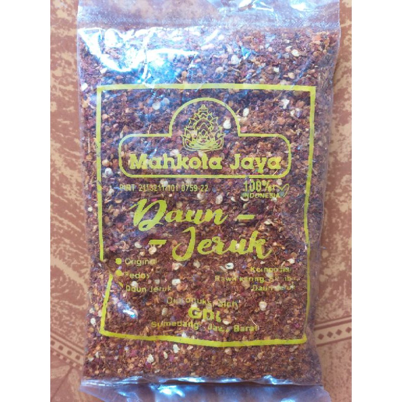 

cabe bubuk kasar daun jeruk 100 gram