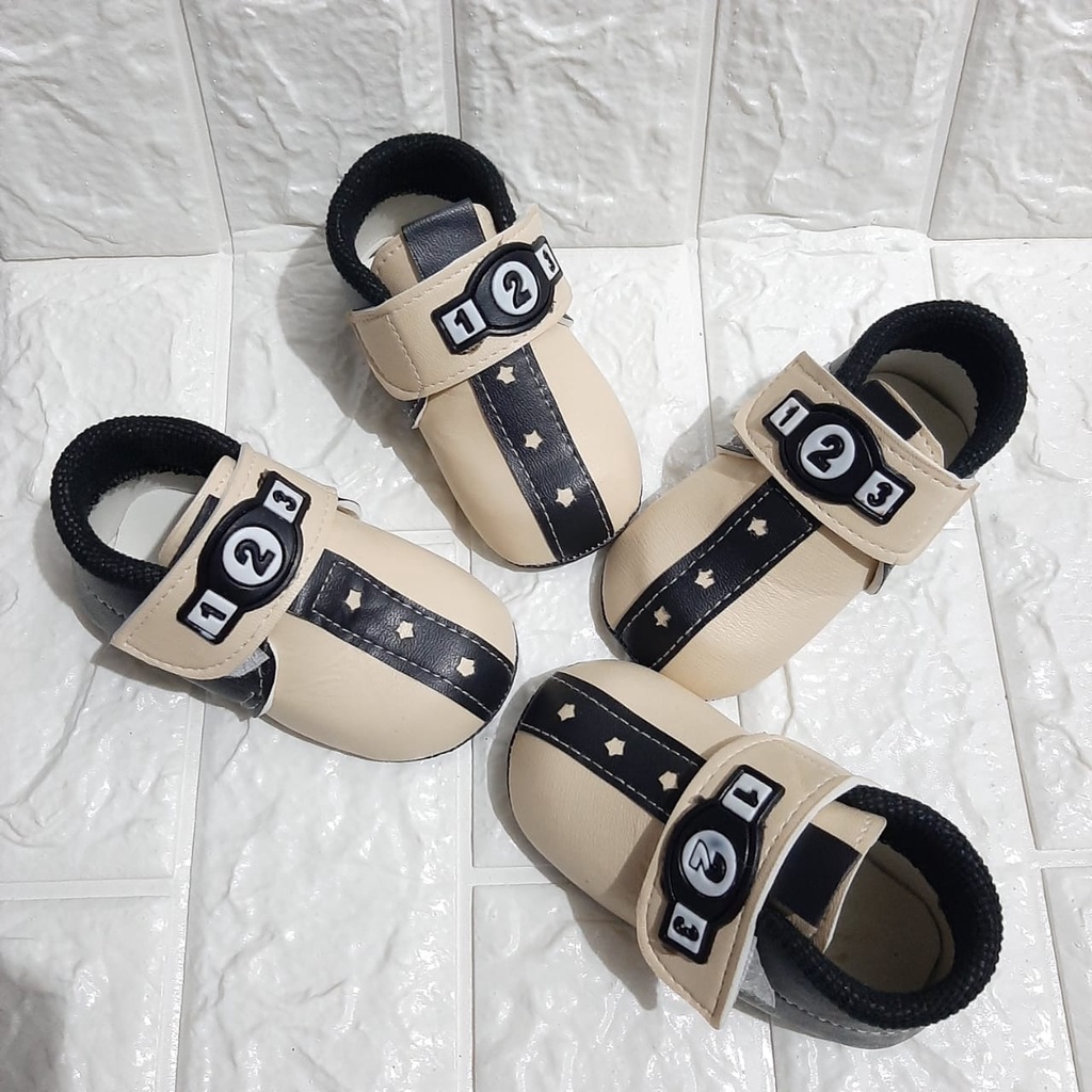 SEPATU PREWALKER BABY BAYI ANAK LAKI-LAKI 0-12 BULAN CP05