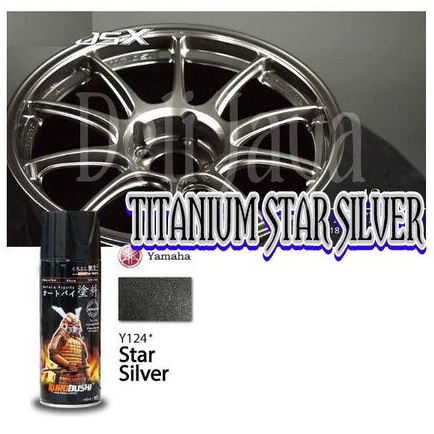 Jual Samurai Paint Titanium Star Silver Y Shopee Indonesia