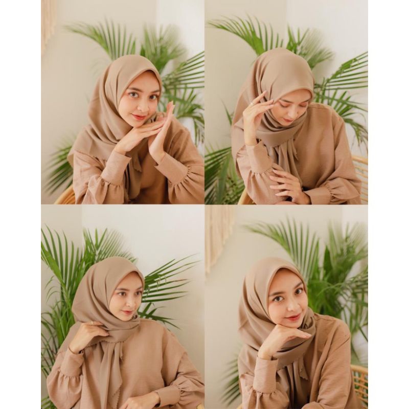 HIJAB SEGI EMPAT LASERCUT AULIA HIJAB FREE BOX