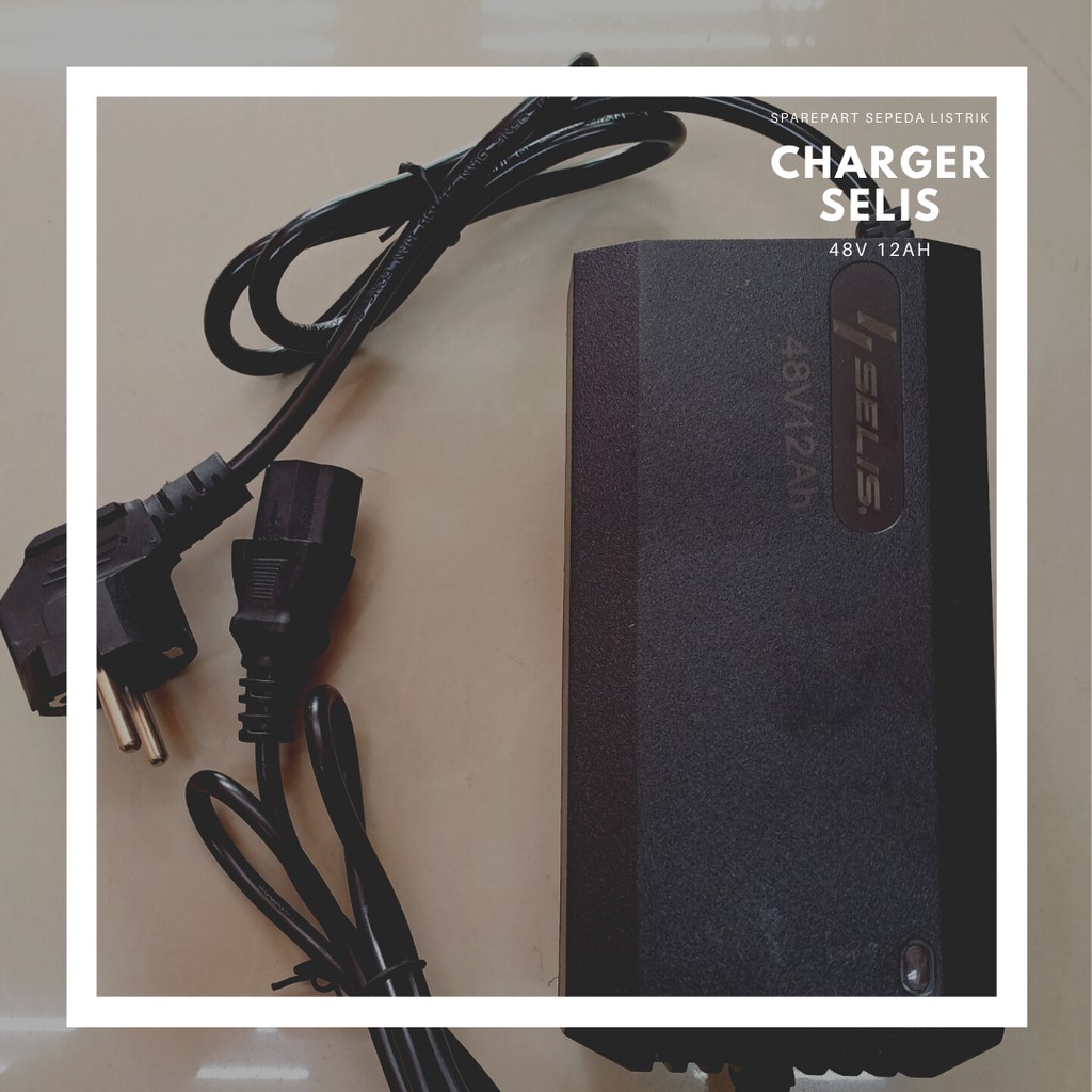 Charger Sepeda Listrik 48 Volt 12 Ah