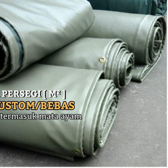Terpal Kain Cv Tentara/Jeep Permeter segi