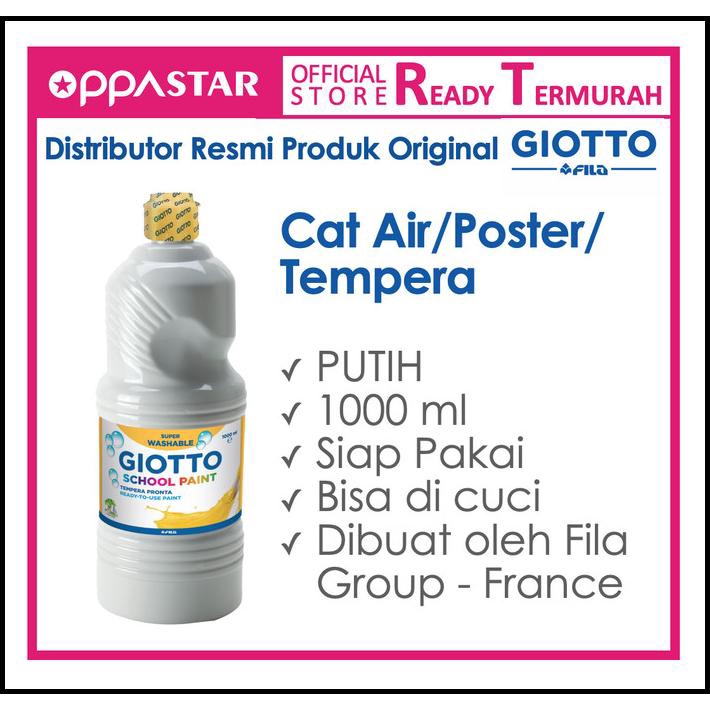 

Giotto School Paint 1000 Ml White Putih