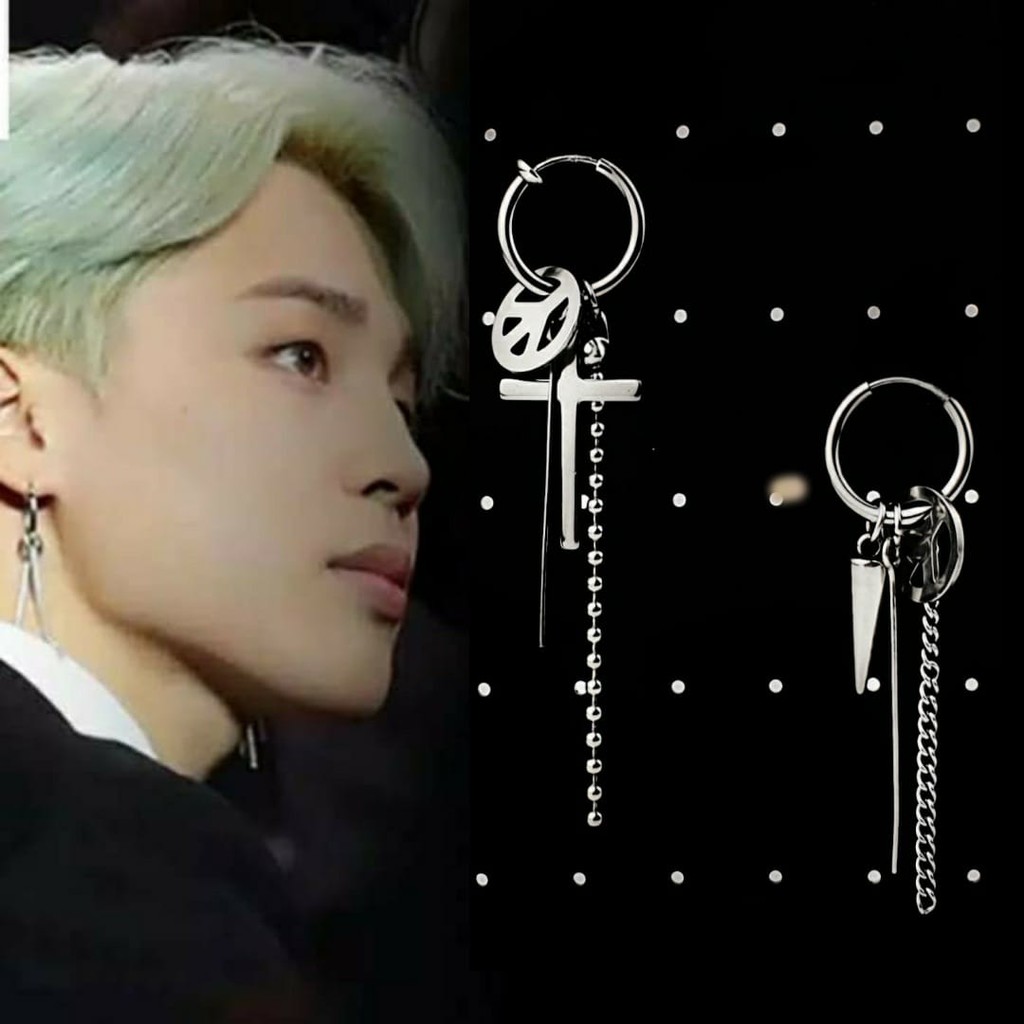 Anting KPOP BTS Jimin Earring Bangtan Boys Anting BTS pria